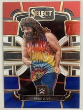 2024 Panini Select WWE - Concourse Dude Love #65 Red & Blue Prizm Mick Foley C3