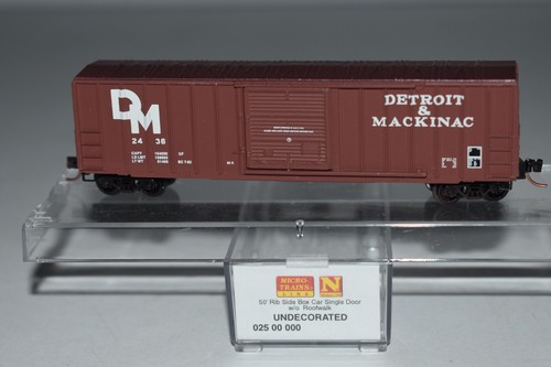 Carro de carga de una sola puerta MTL Detroit & Mackinac 50' escala N 2436 C58382 | Condition: Used