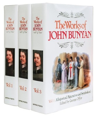 The Works of John Bunyan by John Bunyan 3 volume set Hardcover dustjackets