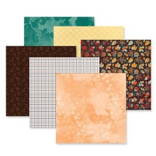 Creative Memories Golden Harvest Paper Pack   12x12 Fall Scrapbook Paper
