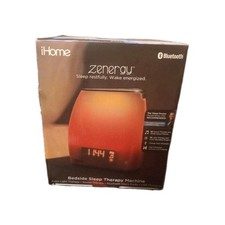 iHome iZBT10W Bluetooth LED Clock / Sleep Therapy / Speaker W/power Adapter