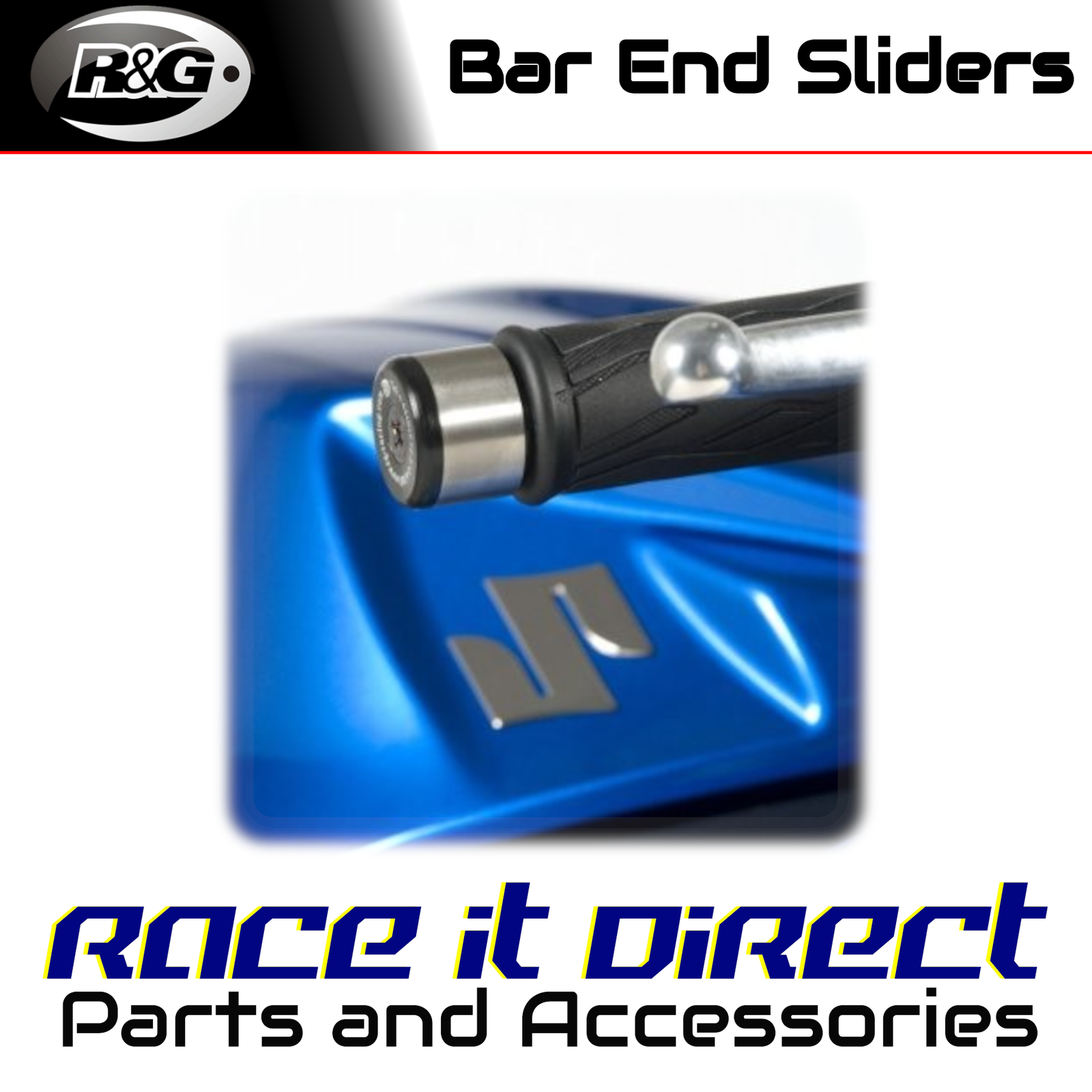 R&G Bar End Sliders for Suzuki GSX R 750 2001-2018