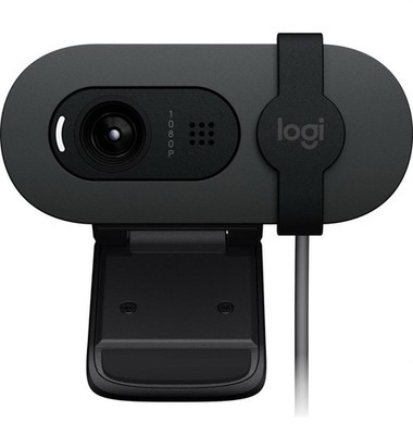 Logitech BRIO 105 Full HD 1080p Webcam USB-A Auto Light Privacy Shutter NEW 