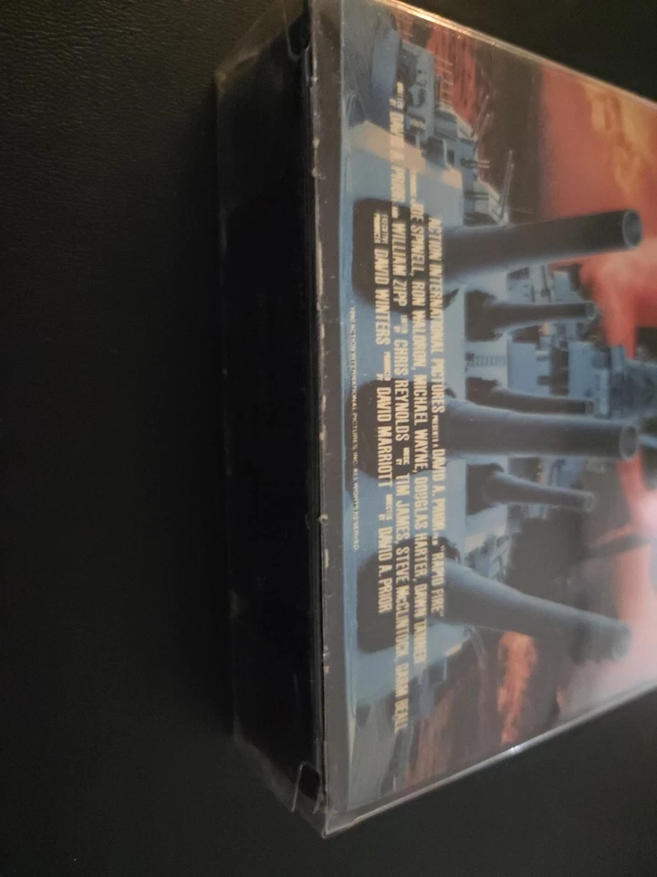 RAPID FIRE (1989) Rare AIP VHS David A. Prior & Joe Spinell Sleaze Untested - Image 2 of 4