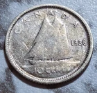 1938 Canadian Dime 80 Percent Silver BIN914