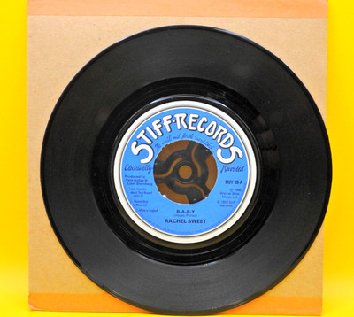 Rachel Sweet - B-A-B-Y 7'' vinyl single 1978 Excellent
