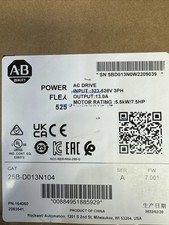Allen-Bradley PowerFlex 25B-D013N104 SER A AC Drive, 480 VAC, , No Filter