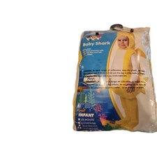 Baby Shark Costume Yellow Sz 12-18 month Pink Fong