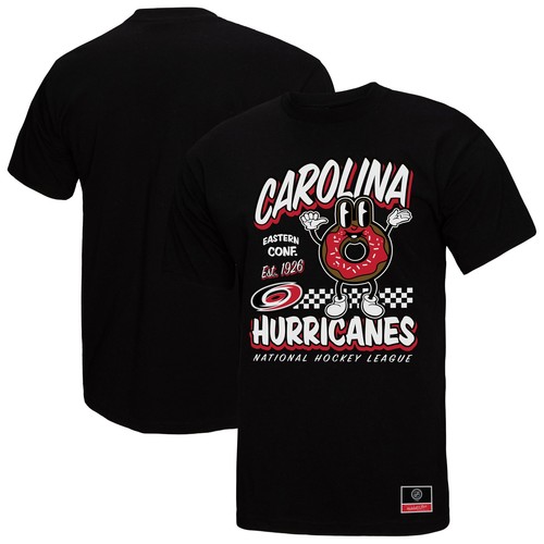 Camiseta para hombre Mitchell & Ness negra Carolina Hurricanes comida local