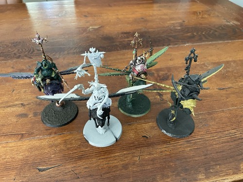 Warhammer Age Of Sigmar Nurgle Lord Of Afflictions & Pusgoyle Blightlord bemalt - Bild 6 von 11