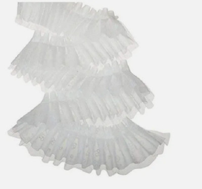 Wilton Tuk-N-Ruffle White 60ft x 3'' wide 802-1991 New in Package