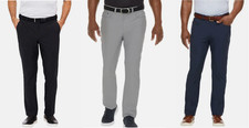 Greg Norman Mens Ultimate Stretch 5 Pocket Pants Navy Gray Black 38x30 38x29