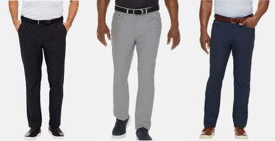 Greg Norman Mens Ultimate Stretch 5 Pocket Pants Gray Green 36x30 NEW Slacks