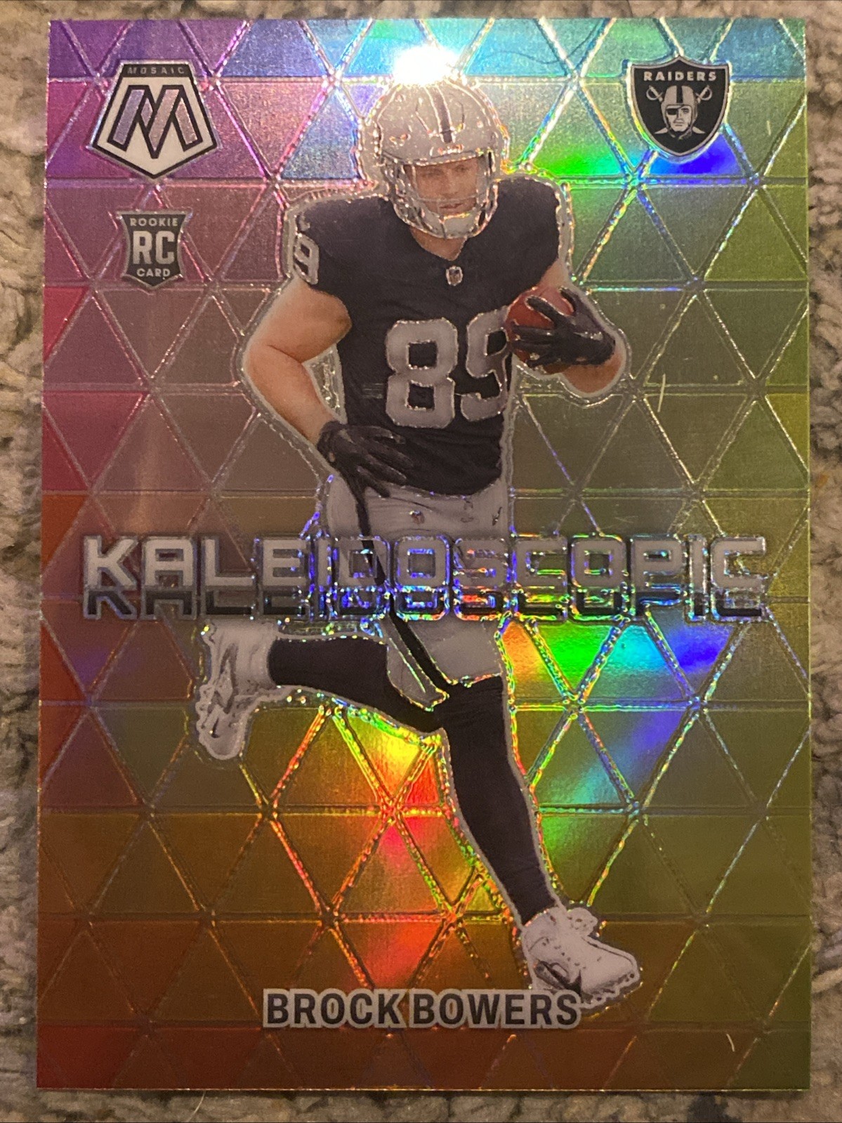 2024 Panini Mosaic - Kaleidoscopic Brock Bowers #23 (RC)