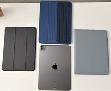 Apple iPad Pro 11  2nd Gen 256GB Space Gray Bundle  Magic Keyboard  3 Cases