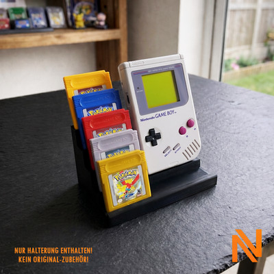 Spielehalter passend für Gameboy Classic Spiele, Halter Ständer Display GB GBC