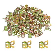 70Pack ID 8mm 5/16inch Fuel Line Hose Clips,Pipe Clamps,Spring Hose Clamp