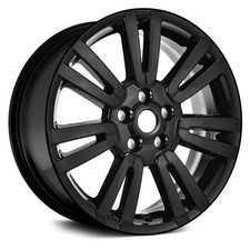 For Land Rover LR4 10-13 7 V-Spoke Black 19x8 Alloy Factory Wheel Remanufactured