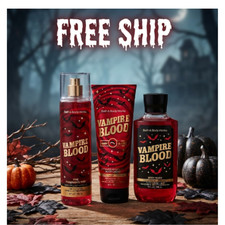 3-PACK COMBO Bath  Body Works Vampire Blood Deluxe Fragrance  Body Care Set