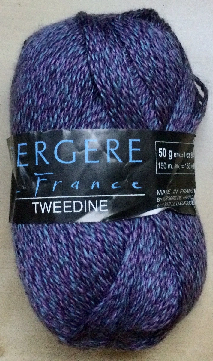 10 Pelotes De Laine Bergère De France – Lilas – 100% Coton Bio – Crochet 3mm