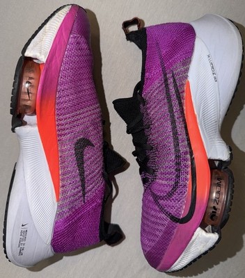 Nike Air Zoom Tempo NEXT% Running Shoes Purple/Black/Orange W7 zoomx
