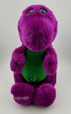 Vintage 1992 Barney Purple Dinosaur Soft Plush Toy Doll Stuffed Animal Toy