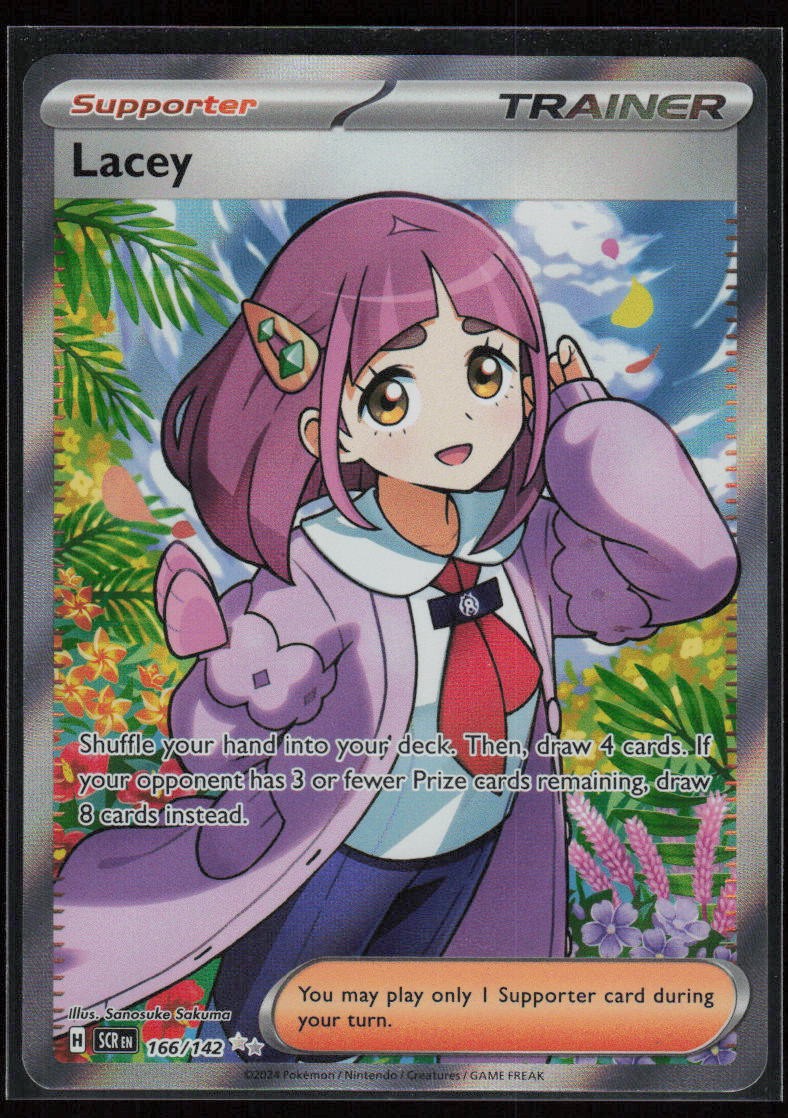 Lacey #124/102 SV7: Stellar Miracle Super Rare Pokemon TCG NM