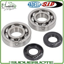 KIT REVISIONE ALBERO MOTORE CUSCINETTI E PARAOLIO VESPA 125 FARO BASSO 1953-1954