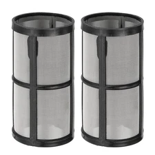 1 Pair 80 Mesh In-Line Strainer Stainless Steel Filter Screen Replacement