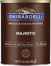 Ghirardelli Majestic Premium Cocoa Powder, 32 Oz (2Lb) 100% Cocoa Premium Baking