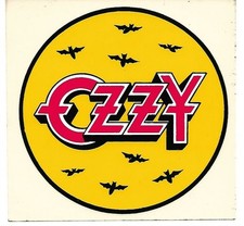 Ozzy Osbourne Sticker Die Cut Laminated