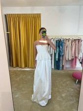 MaxMara Max Mara Happy Isles lace corset wedding gown dress EUC