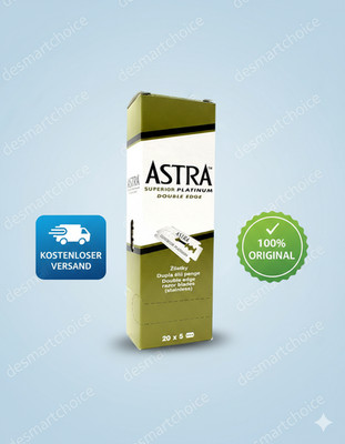 Astra Superior Platinum Double Edge 100 Rasierklingen 20 x 5 Stück 5er Pack