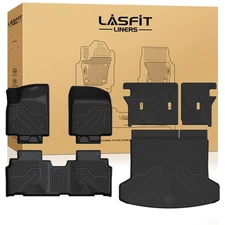 LASFIT Floor Mats & Cargo Mat for Acura ZDX 2024 2025 1st & 2nd Row Floor Liner