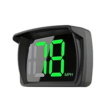 Head Up Display Speedometer GPS MPH Plug Play Truck Motorcycle Sunlight Visible