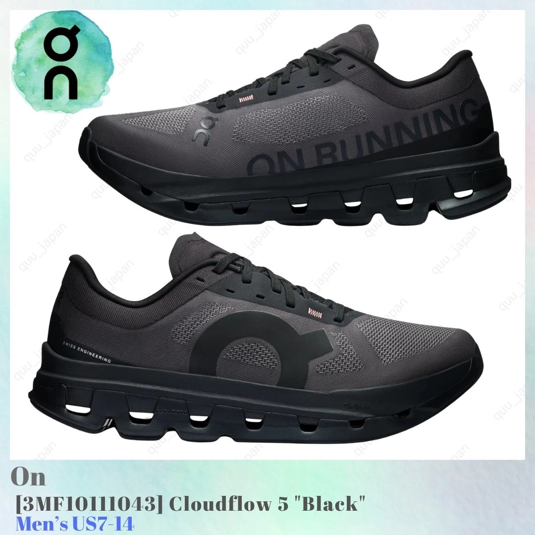 ON Cloudflow 5 Triple Black for sale | eBay
