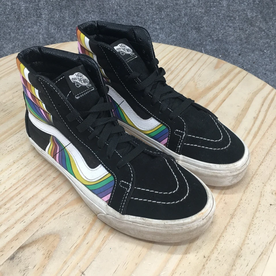 Vans Shoes Mens 6.5 Womens 8 Sk8-Hi Reissue Refract Sneakers Black Multicolor - Image 3 of 4