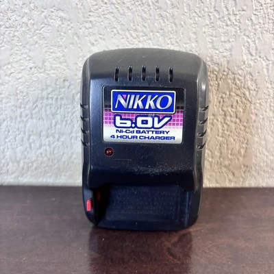 Nikko 6.0V Ni-Cd Battery Pack Charger - 4 Hour Quick Slot Toy RC