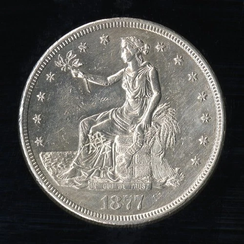 US Coin 1877-S Trade Silver Dollar Historic Old West Coin NO RESERVE!