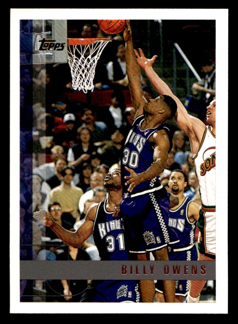 1997-98 Topps - Billy Owens #37 Basketball Sports Card Raw Trading Card