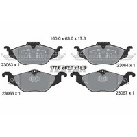 Textar BremsbeläGe Vorne FüR Opel Astra G CC Chevrolet Corsa Stufenheck