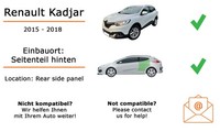 Lautsprecher Boxen Heck JBL Club3 64 FüR Renault Kadjar 180W MAX Hoher Wirkungsg
