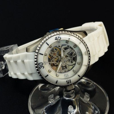 VIP Time Italy Automatic wristwatch Natural Diamonds 10ATM 25456SK-357 Box Set