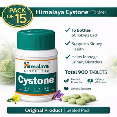 Himalaya Cystone Tablets Pack of 15 | Herbal | Free Shipping | Urinary Care