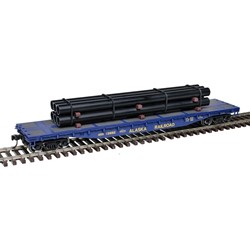 Atlas 3001880 O Trainman 52'6" vagón plano con carga ferrocarril de Alaska | Condition: New