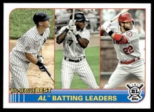 2021 Topps Big League David Fletcher/DJ LeMahieu/Tim Anderson Chicago White Sox