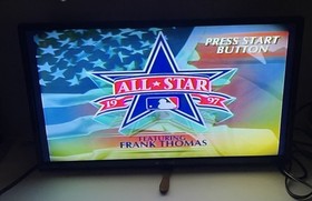 All-Star Baseball 1997 Frank Thomas, Sega Saturn - Tested Working w/Registration