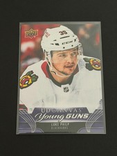 Luke Philp 2023-24 Upper Deck UD Canvas Young Guns Rookie Insert Card # C215. rookie card picture