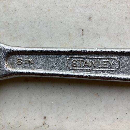 Stanley Adjustable Crescent Wrench Forged Alloy Steel 8" Made USA 87-368 - Picture 3 of 8