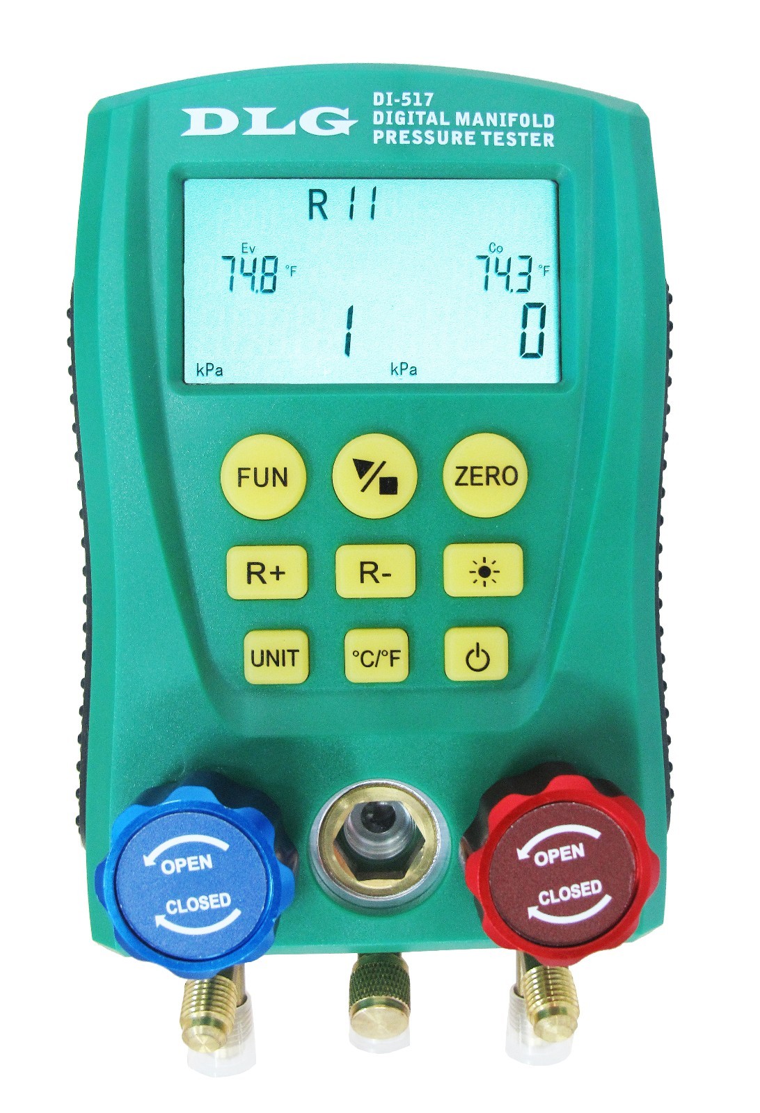 DLG DI517 AC Manifold Digital Manifold Gauge Refrigeration System HVAC